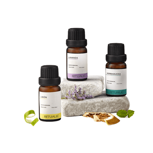 3 (tres) Aceites Esenciales 100% Puros a elección - Ritualic