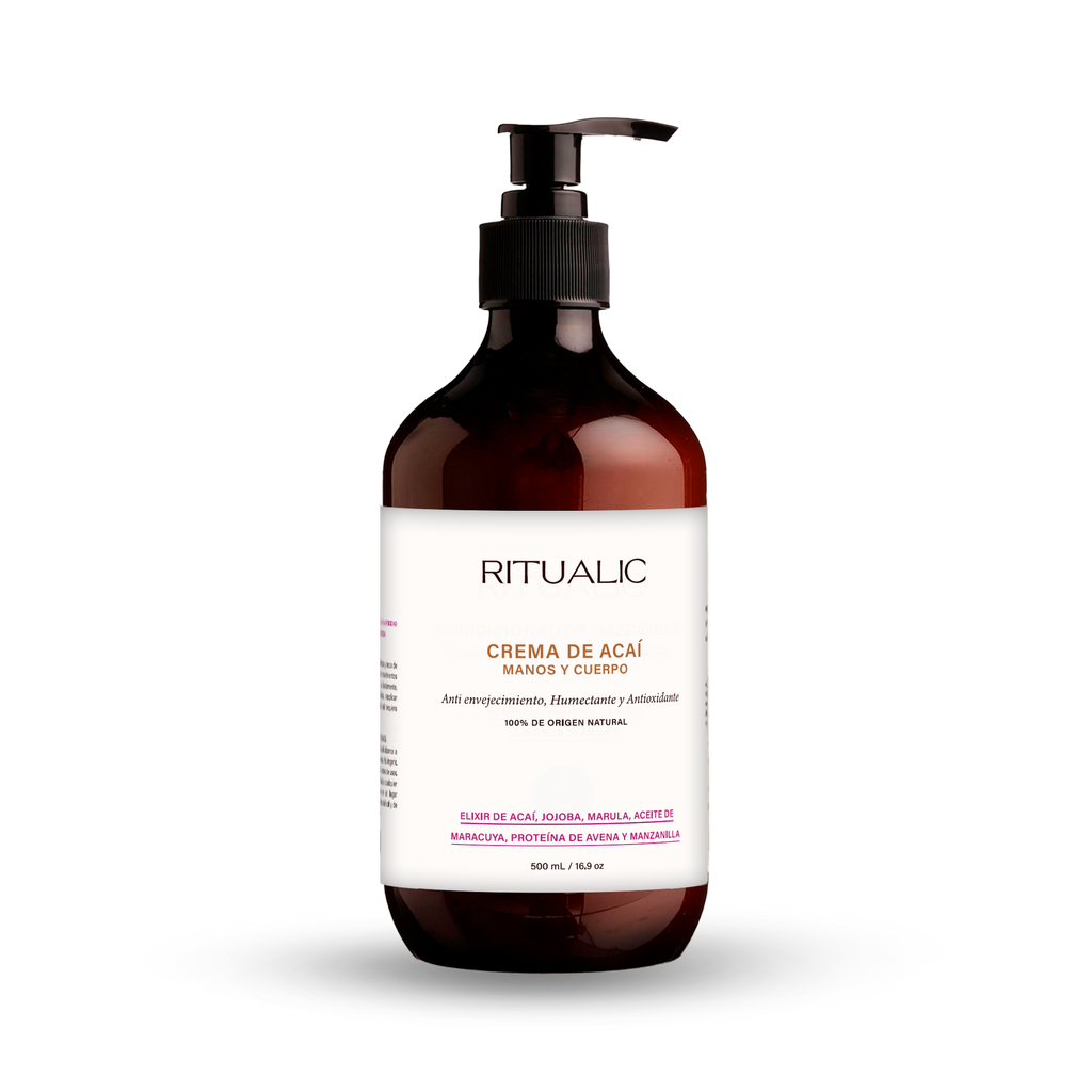 PRE ORDEN - Crema Manos y Cuerpo Antioxidante, Humectante y Anti Envejecimiento de Açai