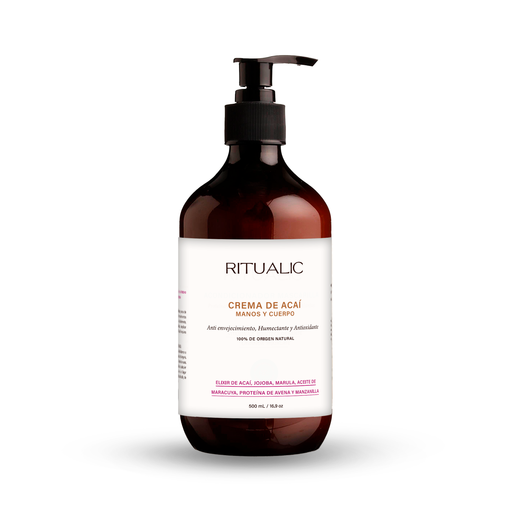 PRE ORDEN - Crema Manos y Cuerpo Antioxidante, Humectante y Anti Envejecimiento de Açai