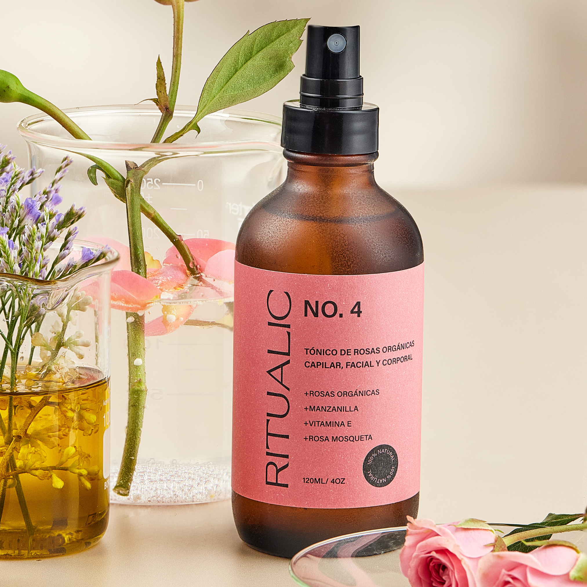 Ritual Rosas + Rodillo Facial