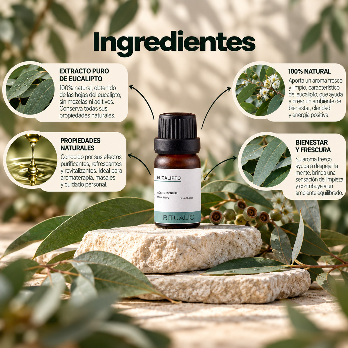 Aceite Esencial a elección 100% Puro 10 mL