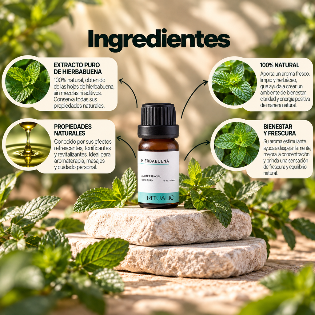 Aceite Esencial a elección 100% Puro 10 mL