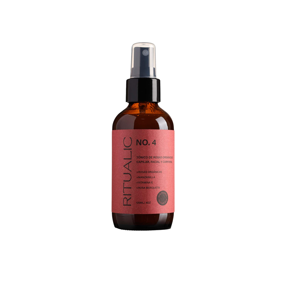 No.4 Tónico de Rosas Orgánicas capilar, facial y corporal