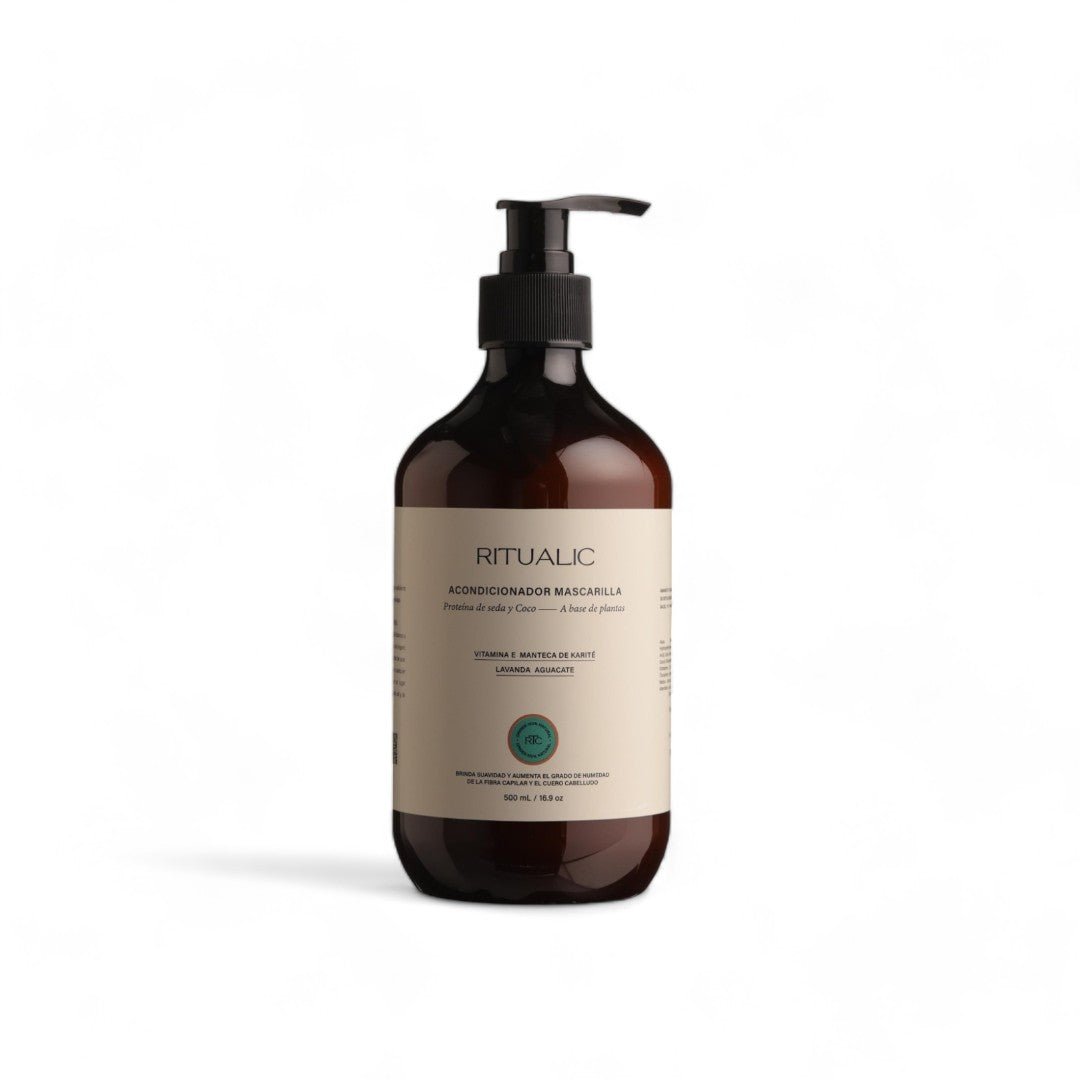 Acondicionador Mascarilla Proteína de Seda y Coco - 100% Natural - Ritualic