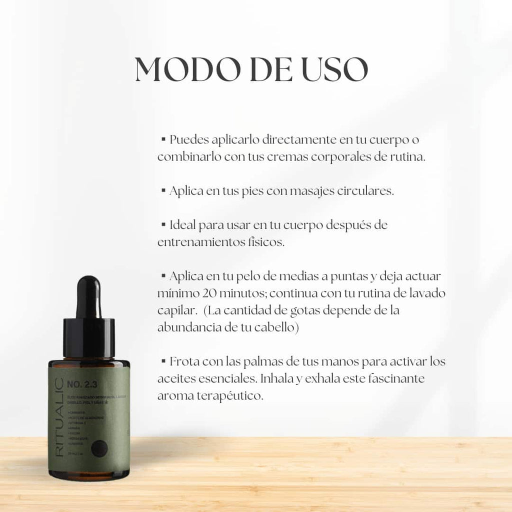 Combo Ritualic 3 Óleos – Nutrición, Protección y Calma