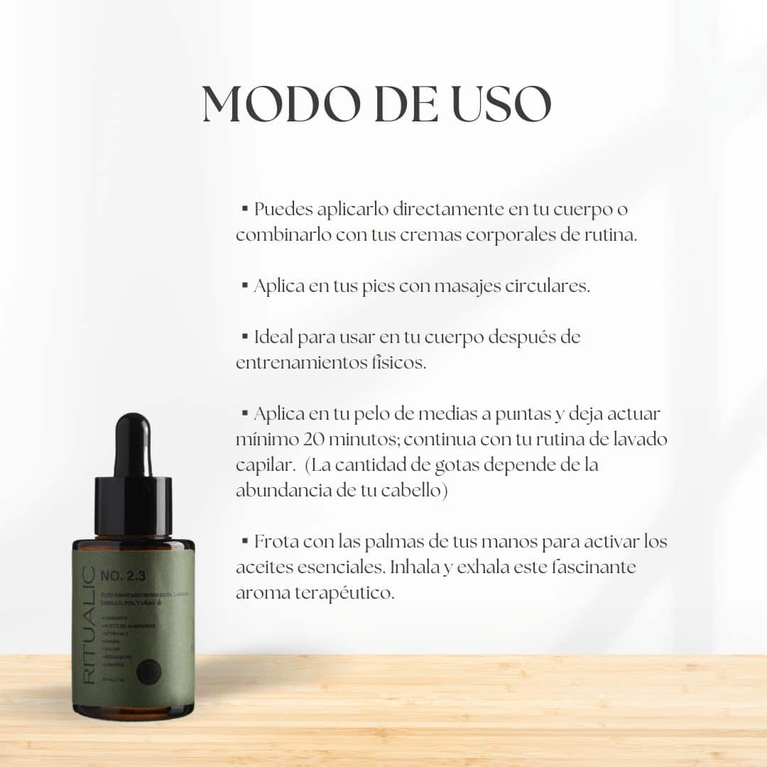 Combo Ritualic 3 Óleos – Nutrición, Protección y Calma