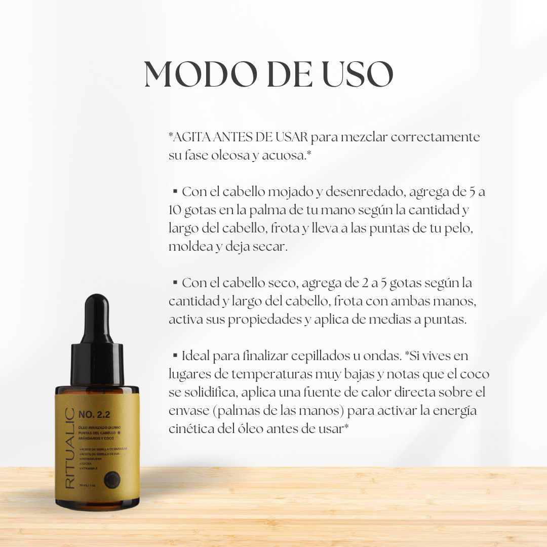 Combo Ritualic 3 Óleos – Nutrición, Protección y Calma - Ritualic