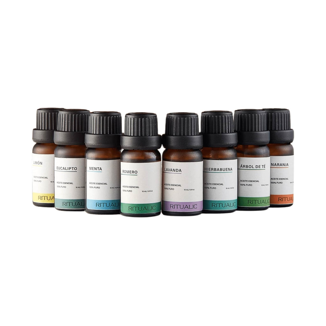 Ritual completo 8 Aceites Esenciales 100% Puros 10 mL c/u