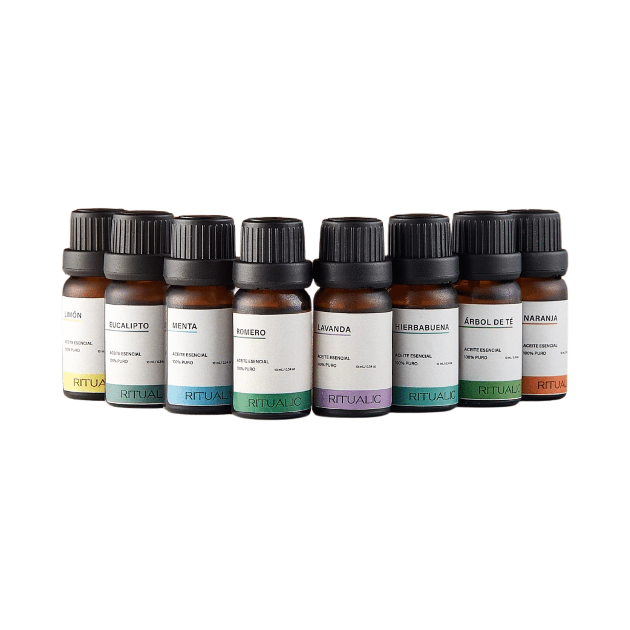 Ritual completo 8 Aceites Esenciales 100% Puros 10 mL c/u - Ritualic